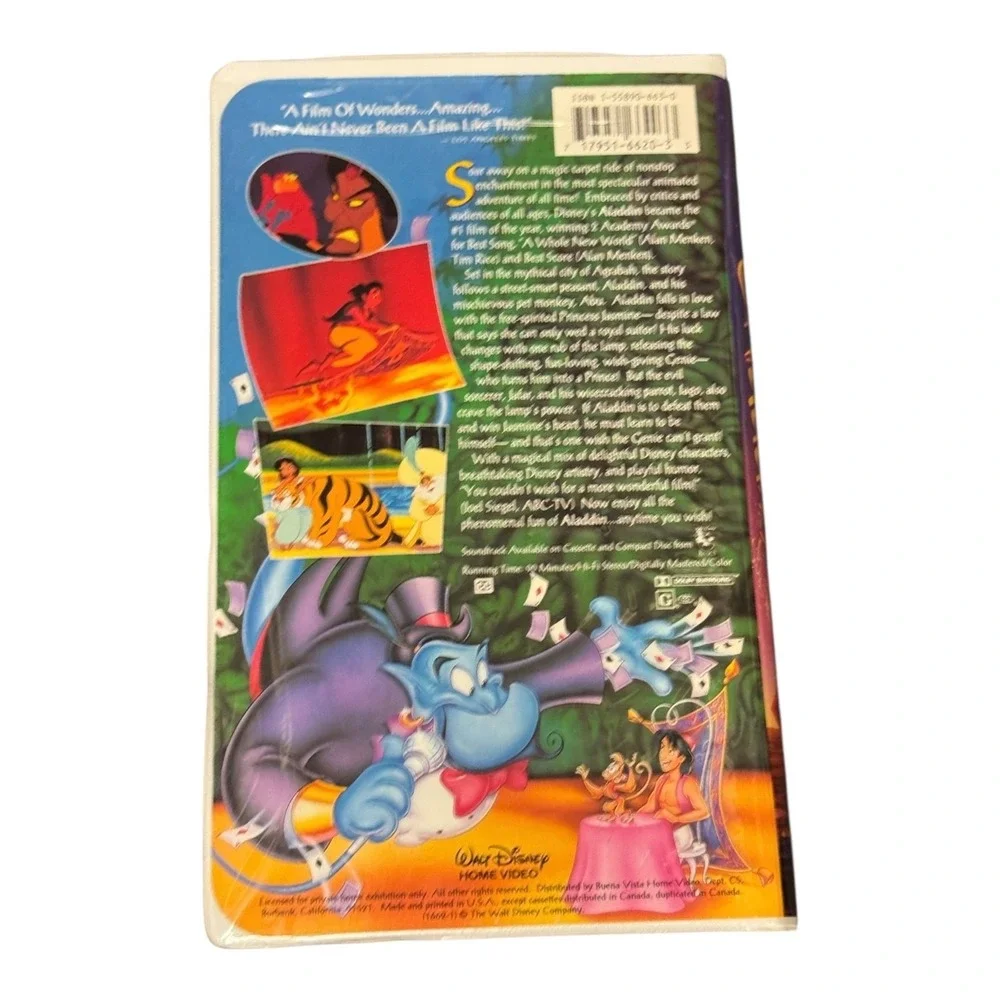 N/A aladdin vhs